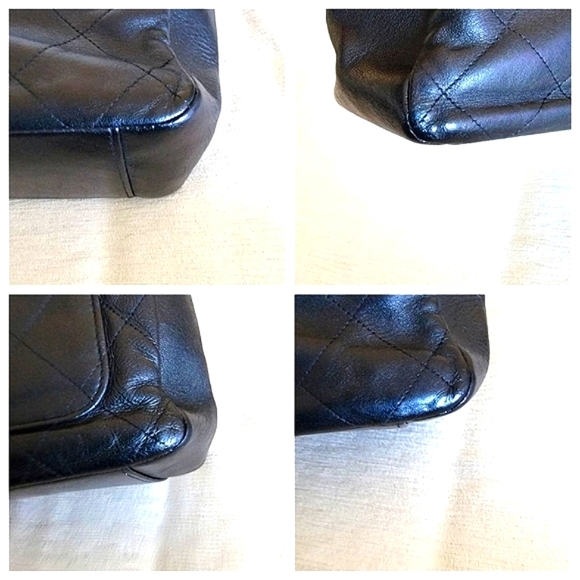 Auth💞 Vintage Quilted Chanel  Chain Handbag In Black - Picture 14 of 16